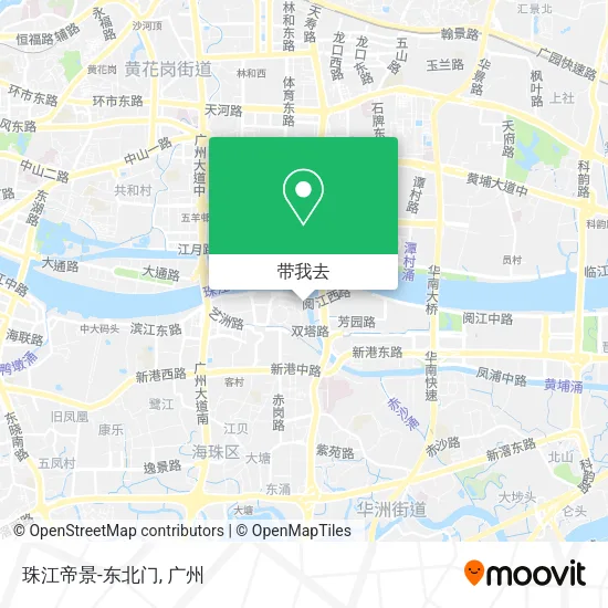 珠江帝景-东北门地图