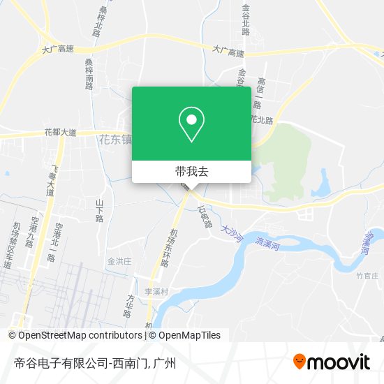 帝谷电子有限公司-西南门地图