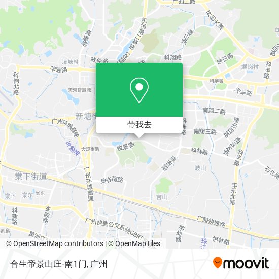 合生帝景山庄-南1门地图