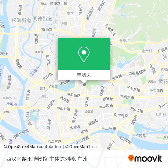 西汉南越王博物馆-主体陈列楼地图
