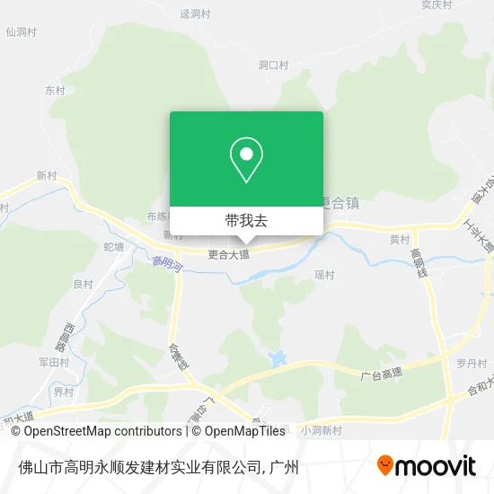 佛山市高明永顺发建材实业有限公司地图