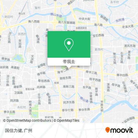 国信力健地图