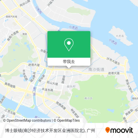 博士眼镜(南沙经济技术开发区金洲医院北)地图