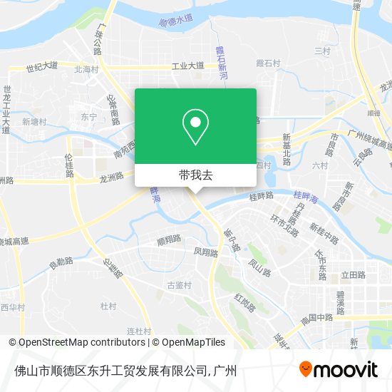 佛山市顺德区东升工贸发展有限公司地图