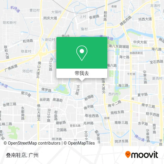 叠南鞋店地图
