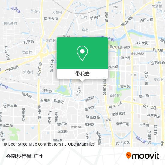 叠南步行街地图