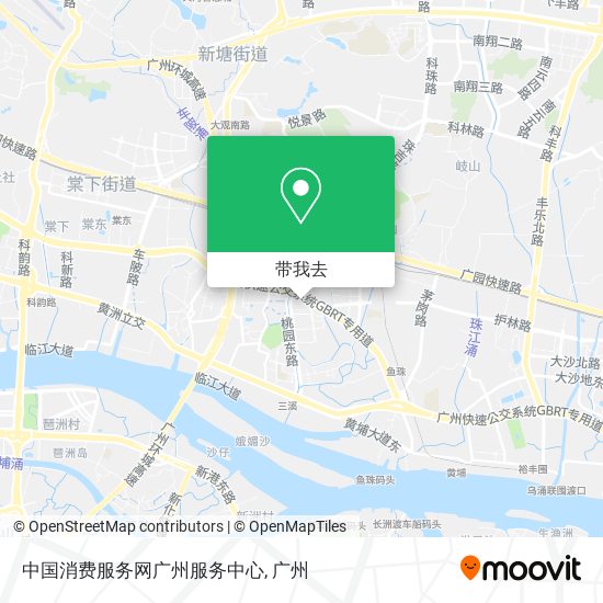 中国消费服务网广州服务中心地图
