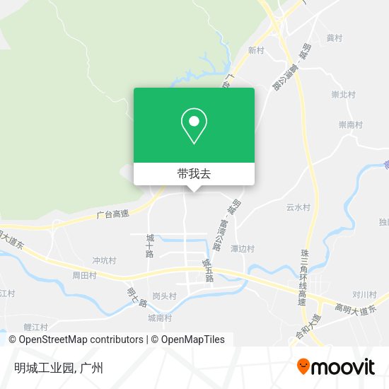 明城工业园地图