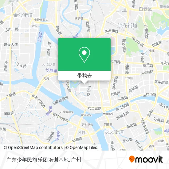 广东少年民旗乐团培训基地地图