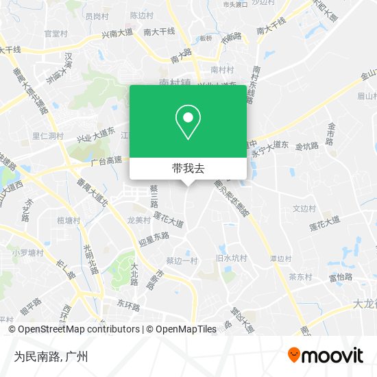 为民南路地图