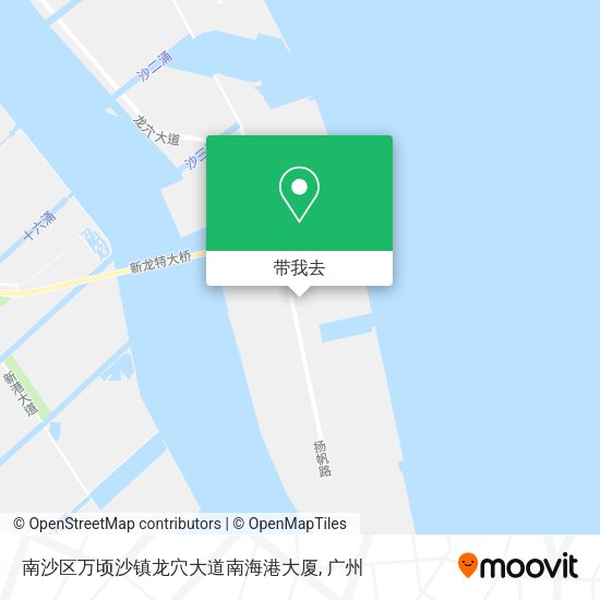 南沙区万顷沙镇龙穴大道南海港大厦地图