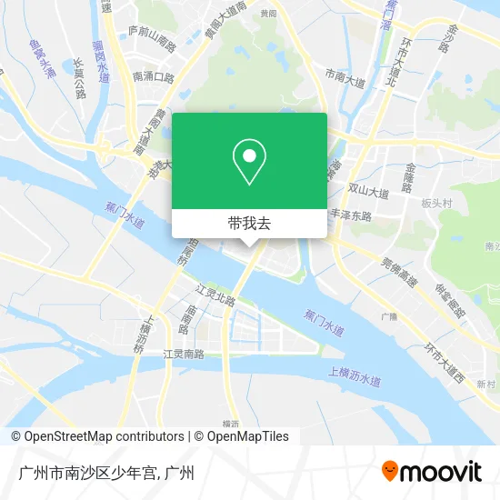 广州市南沙区少年宫地图