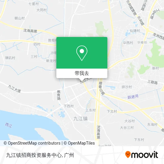 九江镇招商投资服务中心地图