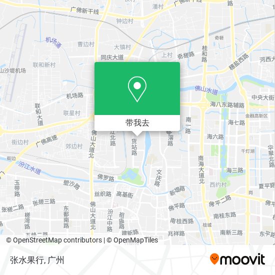 张水果行地图