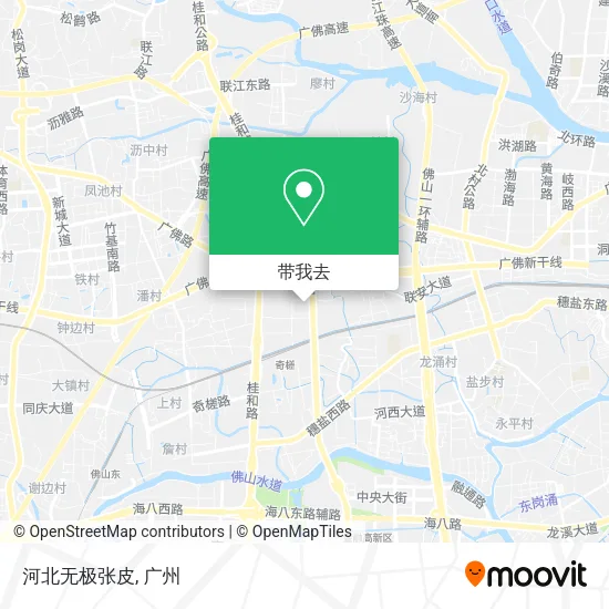 河北无极张皮地图