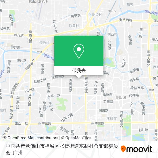 中国共产党佛山市禅城区张槎街道东鄱村总支部委员会地图