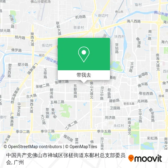 中国共产党佛山市禅城区张槎街道东鄱村总支部委员会地图