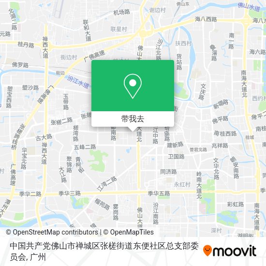 中国共产党佛山市禅城区张槎街道东便社区总支部委员会地图