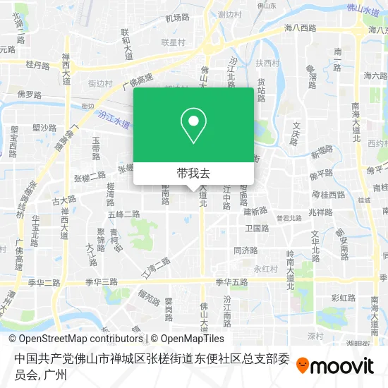 中国共产党佛山市禅城区张槎街道东便社区总支部委员会地图