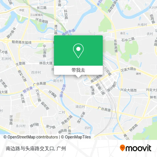 南边路与头庙路交叉口地图
