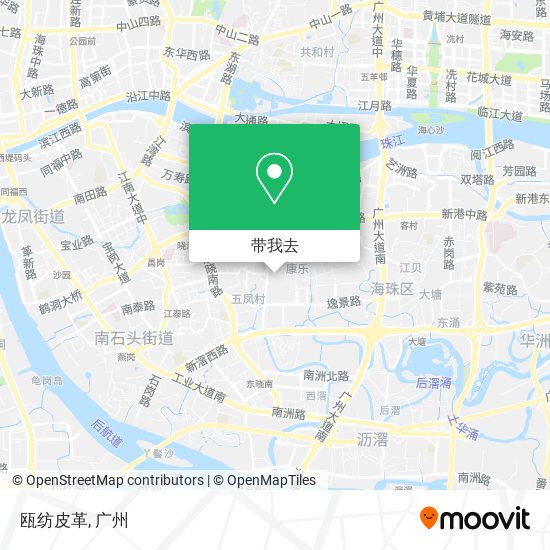 瓯纺皮革地图