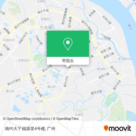 南约大亍福源里4号楼地图