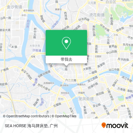 SEA HORSE 海马牌床垫地图