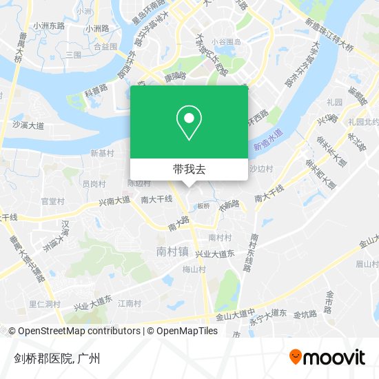 剑桥郡医院地图