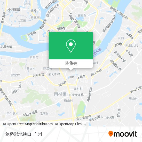剑桥郡地铁口地图