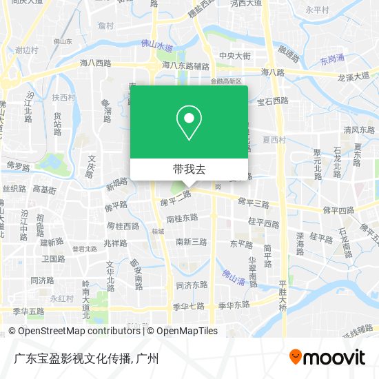 广东宝盈影视文化传播地图
