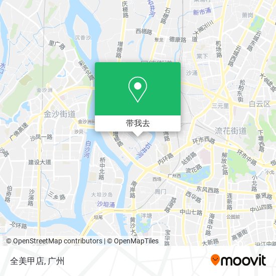 全美甲店地图