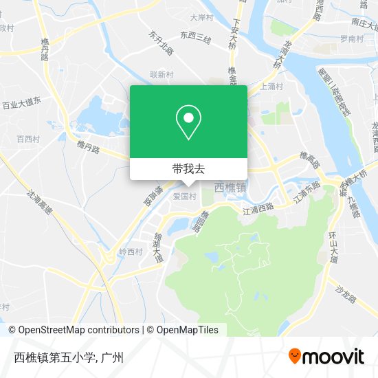 西樵镇第五小学地图