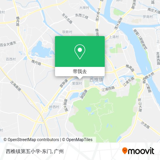 西樵镇第五小学-东门地图