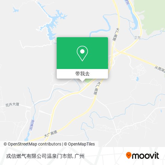 戎信燃气有限公司温泉门市部地图