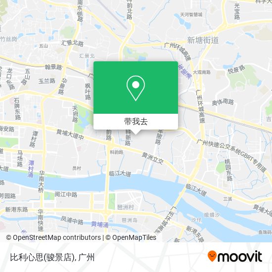比利心思(骏景店)地图