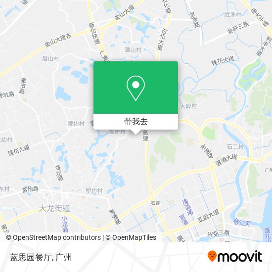 蓝思园餐厅地图