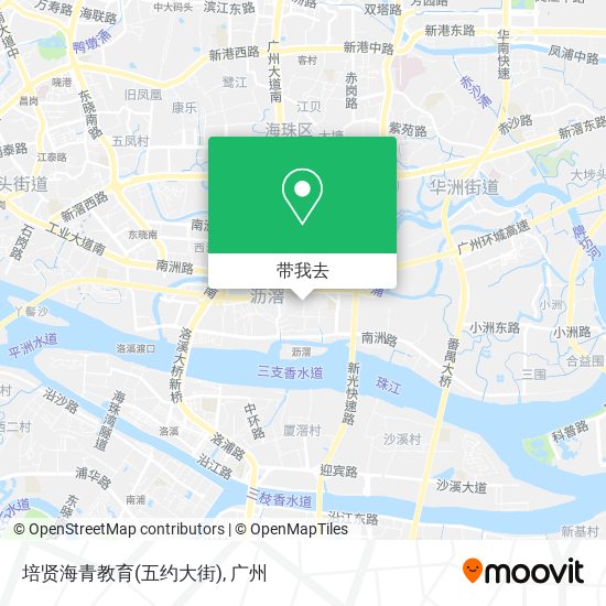 培贤海青教育(五约大街)地图