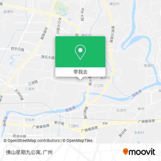 佛山星期九公寓地图