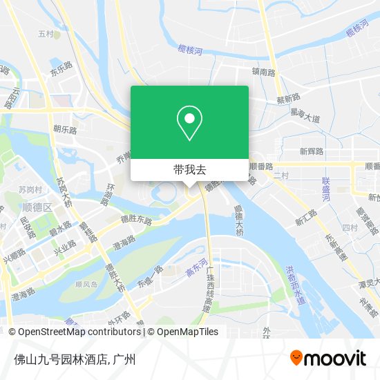 佛山九号园林酒店地图