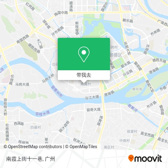 南霞上街十一巷地图