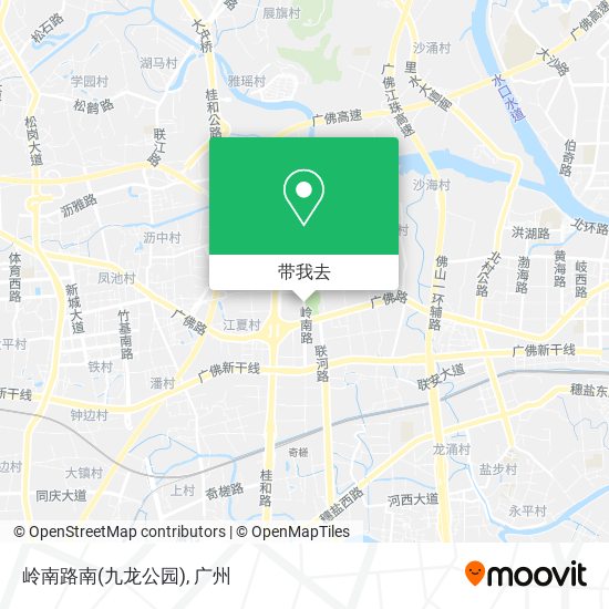 岭南路南(九龙公园)地图