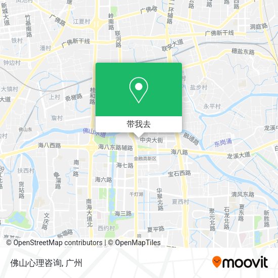 佛山心理咨询地图