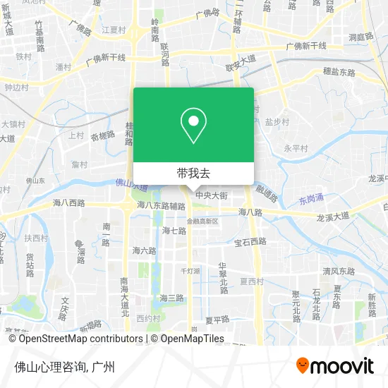 佛山心理咨询地图