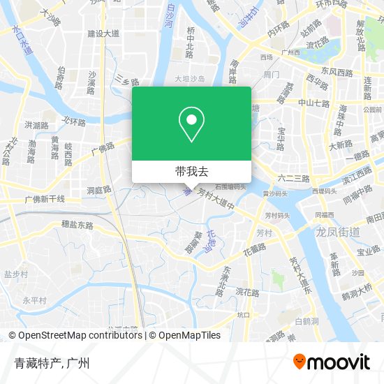 青藏特产地图