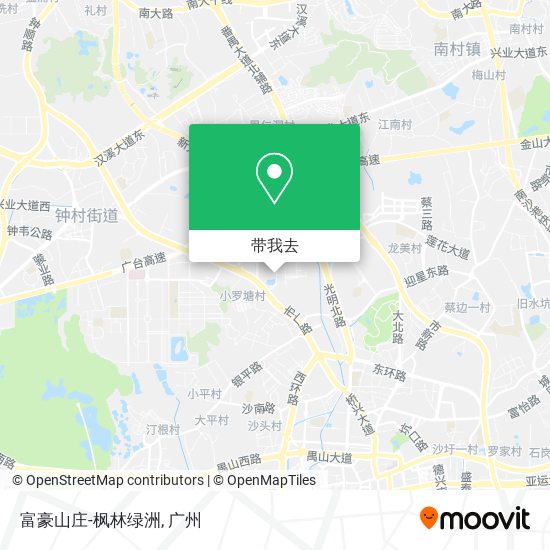 富豪山庄-枫林绿洲地图
