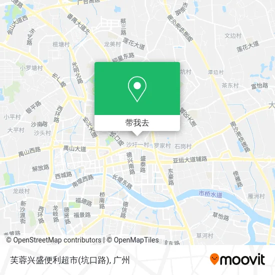 芙蓉兴盛便利超市(坑口路)地图