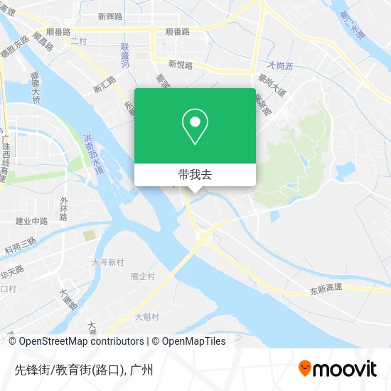 先锋街/教育街(路口)地图