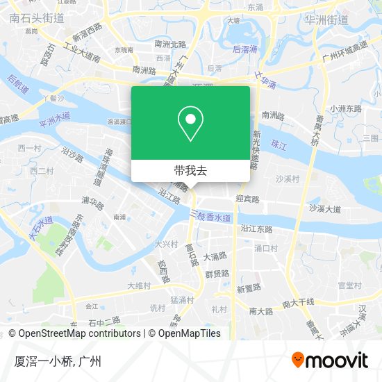 厦滘一小桥地图