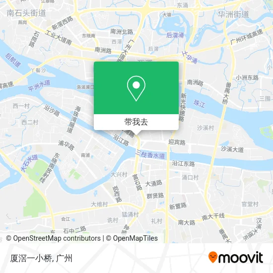 厦滘一小桥地图