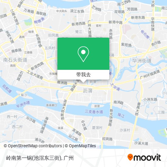 岭南第一锅(池滘东三街)地图